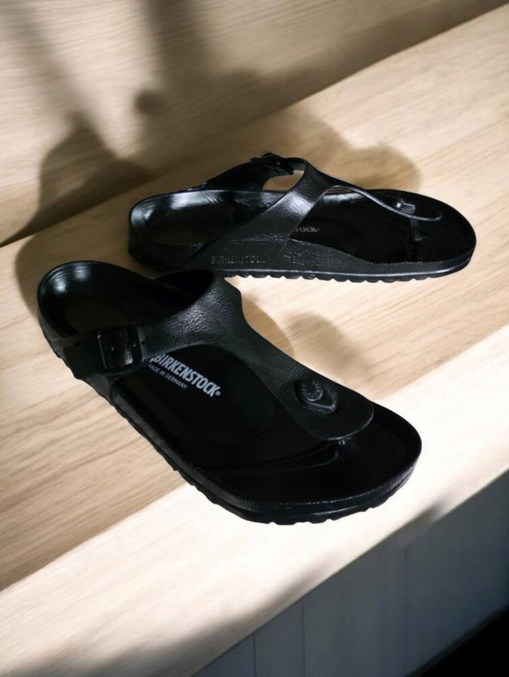 BIRKENSTOCK GEZEH EVA ( 8.5 W - 7 M ) Black Classic Synthetic Thong